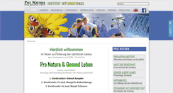 Desktop Screenshot of pro-natura.info